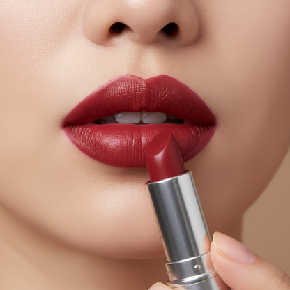 Luxury Silver Tube Lipstick| Nude to Bold Red
