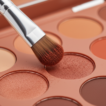 18-Color Warm Brown Eyeshadow Palette