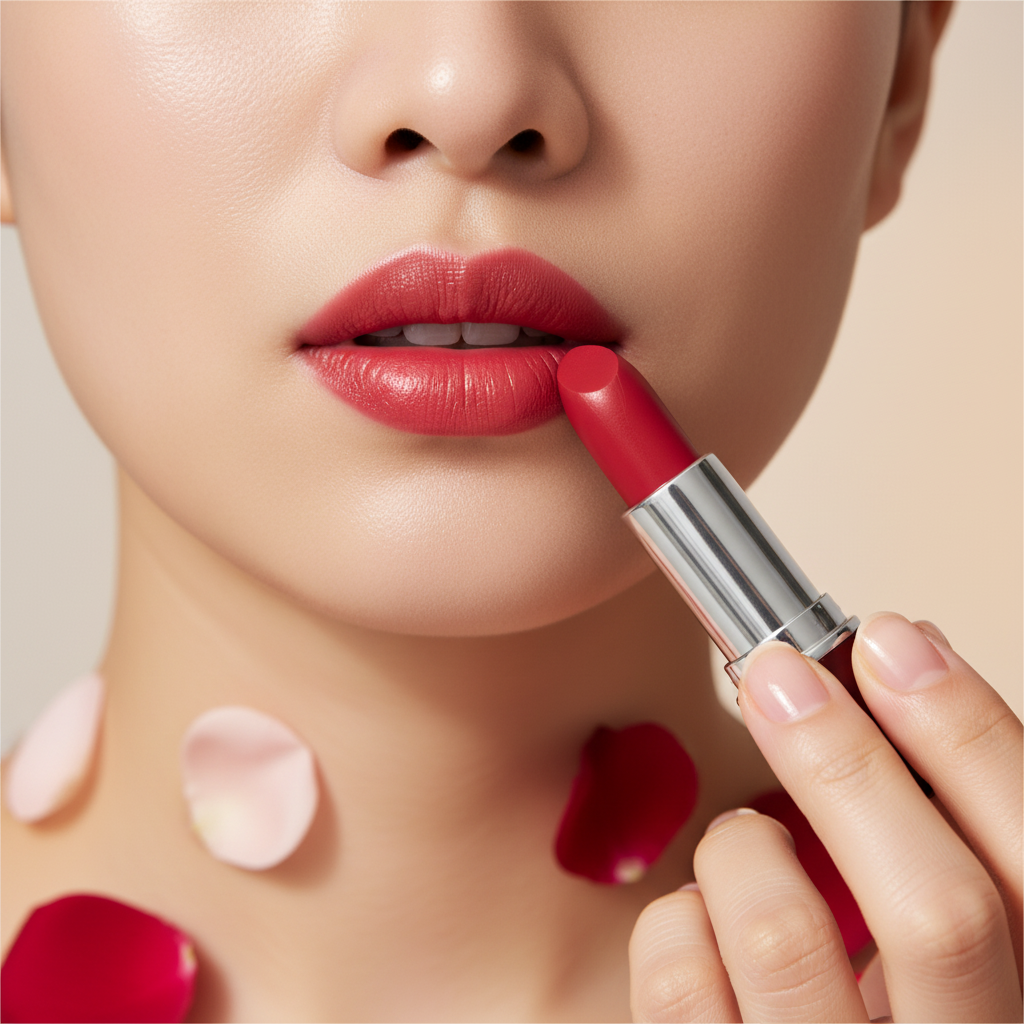 3 Shade Moisturizing Lipstick | Nude, Rose Red & Deep Burgundy