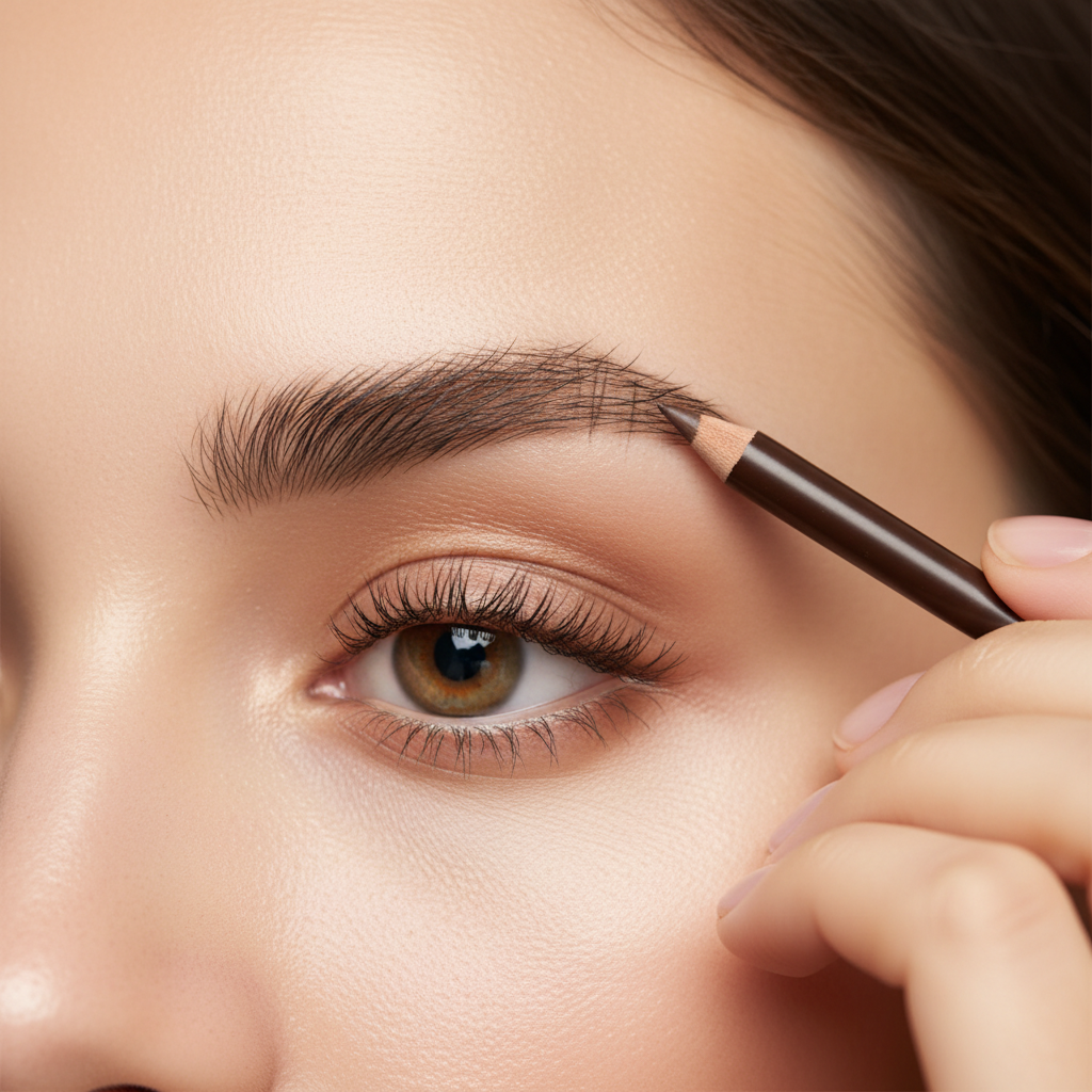 Wooden Eyebrow Pencil | Natural Wood Brow Pencil