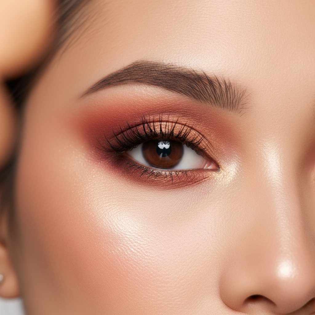 18-Color Warm Brown Eyeshadow Palette