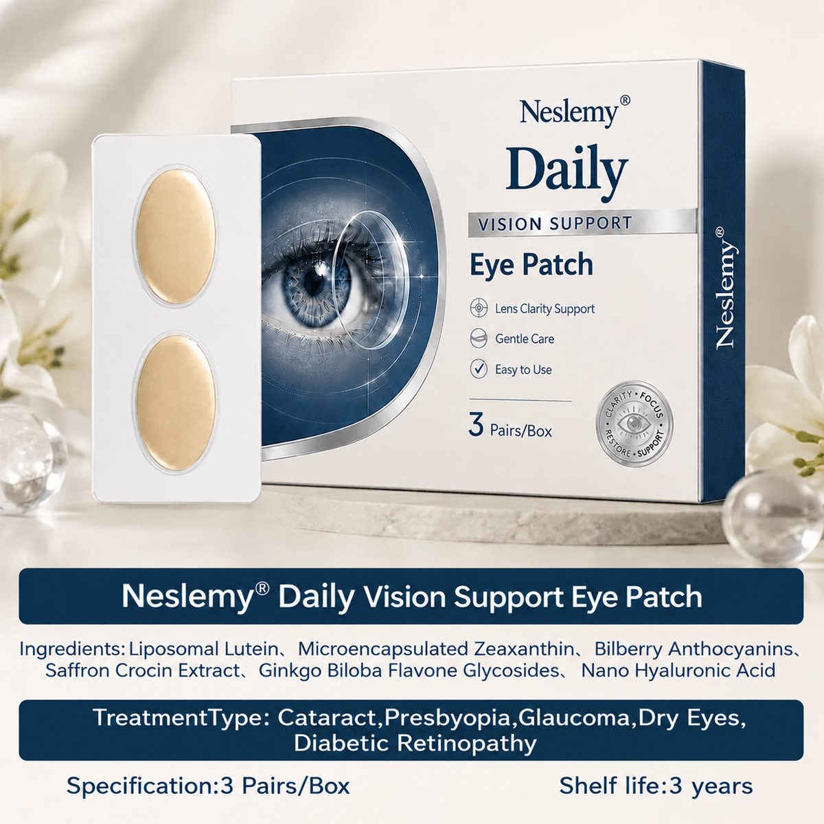 Neslemy Daily Vision Support Eye Patch