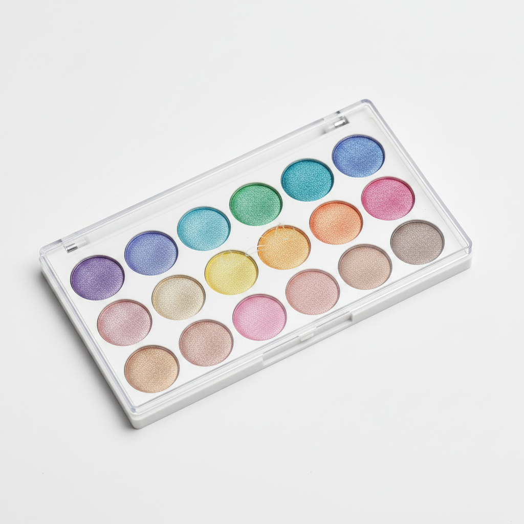 18-Color Rainbow Glitter Eyeshadow Palette