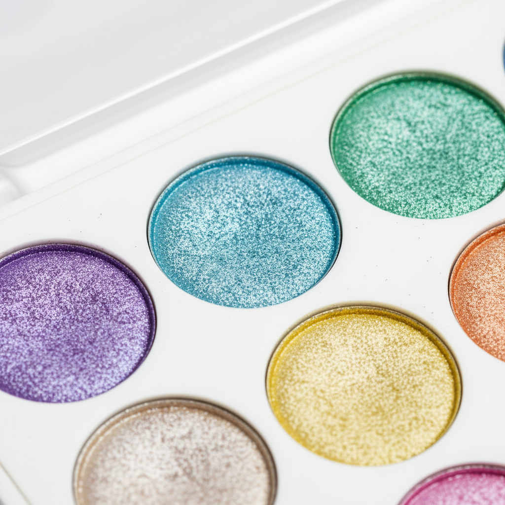 18-Color Rainbow Glitter Eyeshadow Palette