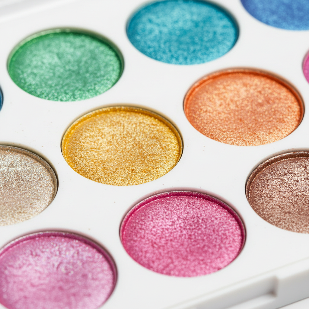 18-Color Rainbow Glitter Eyeshadow Palette