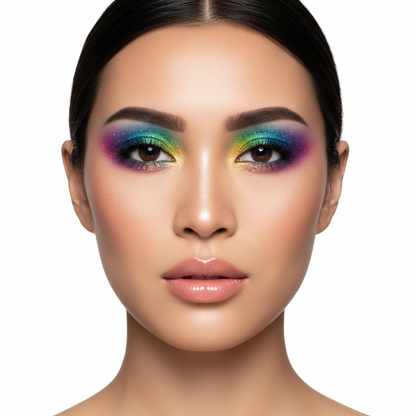 18-Color Rainbow Glitter Eyeshadow Palette