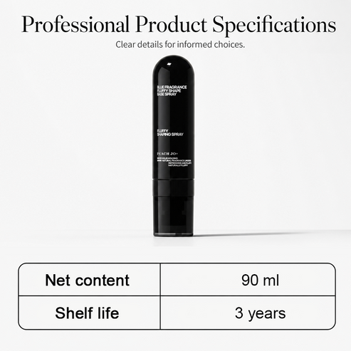 90ml Fluffy Hair Shaping Spray Long Lasting Volumizing Mist with Peach Fragrance